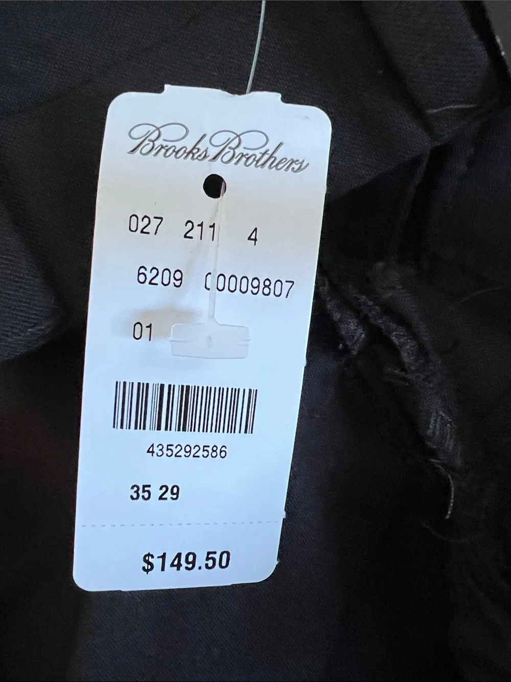 Brooks Brothers Black Dress Trousers